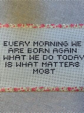 Hand Painted Needlepoint Canvas